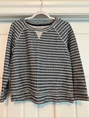 Lou & Grey Navy and White Striped Pullover
